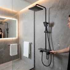 Змішувач для ванної кімнати Shower set AND YLN16001H Чорний