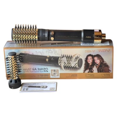 Фен-стайлер зі змінними насадками Blow-dry brush AND V-480 Золотий
