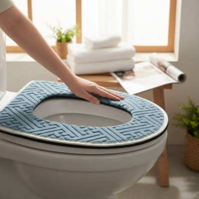 Чохол-сидіння на унітаз Toilet seat cover AND 03 Синій