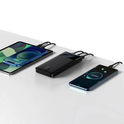 Power bank з дисплеєм 10000 mAh 20W Baseus Bipow Digital Display Чорний