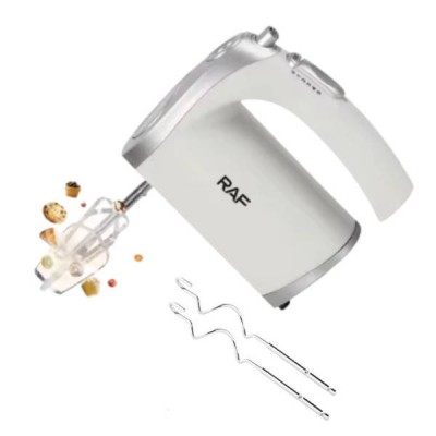 Міксер ручний 800Вт Egg beater R.6663W RAF Білий