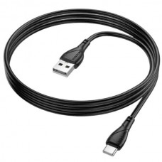 Кабель для заряджання 15W USB BOROFONE BX121 USB-Type-C 3A 1м Чорний