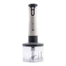 Блендер занурювальний 5в1 зі змінними насадками Blender Stir bar R.340 RAF Сірий з білим
