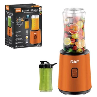 Блендер стаціонарний електричний 300Вт 600мол Blender Electric blender R.397 RAF Помаранчевий