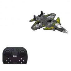 Літак на радіокеруванні Винищувач toy airplane AND JX2085 Чорний із салатовим