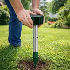 Відлякувач кротів та гризунів із ділянки на сонячній батареї rat repellent AND LY-1099 1359 Зелений