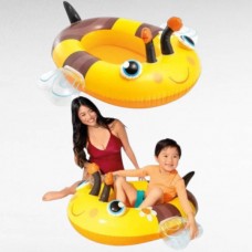 Плотик дитячий надувний 100х97см Intex 59380 NP Бджілка