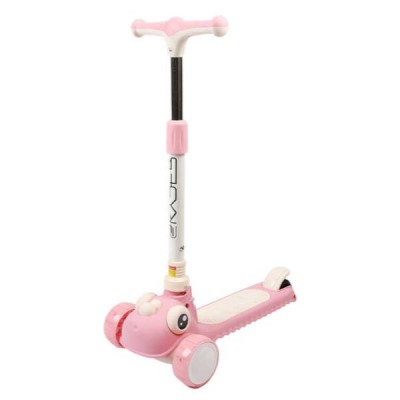 Самокат дитячий триколісний Skyper TY-8761-39 Рожевий з білим