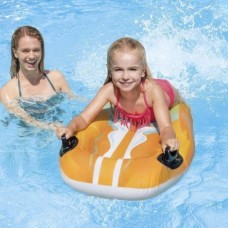 Плотик дитячий надувний із ручками Серфінг 112*62см Intex 58165 NP Жовтий