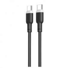 Кабель XO NB208B Liquid Silicone Data Type-c to Type-c 60W Чорний