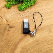 Адаптер перехідник XO NB263A Lightning female to Type-C adapter Білий