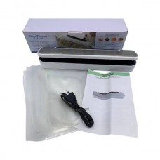 Вакуумний пакувальник автоматичний Vacuum sealer A100 5in1 Devaeva Сірий