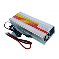 Інвертор перетворювач напруги 12-220V 2000W 10A USB 5V/1A SAA-2000C Сірий