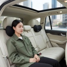 Комплект для подорожей автотранспортом подушка-сидушка та підголівник VEN-1266 Чорний