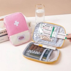 Органайзер для ліків Аптечка medical kit AND 5547 Рожева