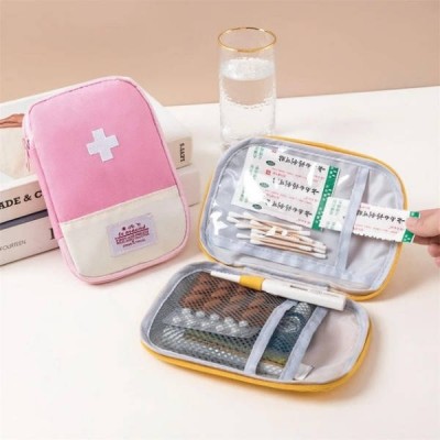Органайзер для ліків Аптечка medical kit AND 5547 Рожева