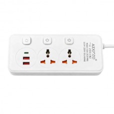 Подовжувач мережевий фільтр 2513U AND WL-6 Білий