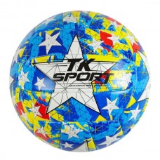 М'яч волейбольний PVC 280-300гр №5 C 62439 TK Sport Блакитний з білим