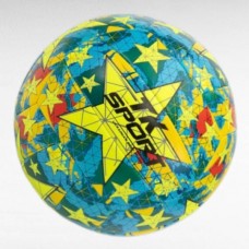 М'яч волейбольний PVC 280-300гр №5 C 62439 TK Sport Блакитний з жовтим
