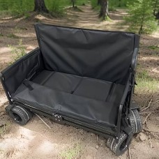 Візок-диван 2в1 розкладний для кемпінгу TKMP-02 Чорний