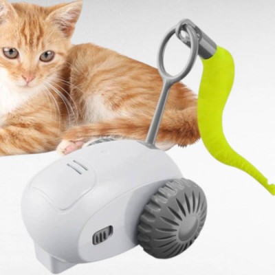 Іграшка для тварин акумуляторна USB Cat teaser Біла