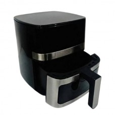 Аерогриль на 2 тіни з чашею 12,5л Prime Kitchen AF90122DTW Чорний із сірим