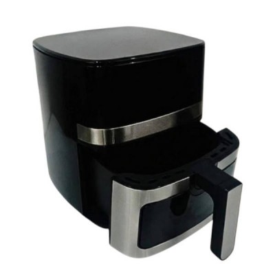 Аерогриль на 2 тіни з чашею 12,5л Prime Kitchen AF90122DTW Чорний із сірим