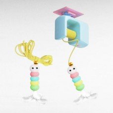 Іграшка для кішок підвісна автоматична pet toy ball AND1490 Блакитна