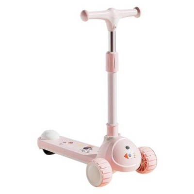 Самокат дитячий триколісний Skyper SM-2653-60 Білий з рожевим