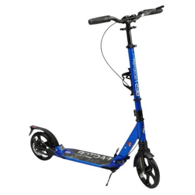 Самокат двоколісний з регулюванням висоти керма Best Scooter BS-88902 Чорний із синім