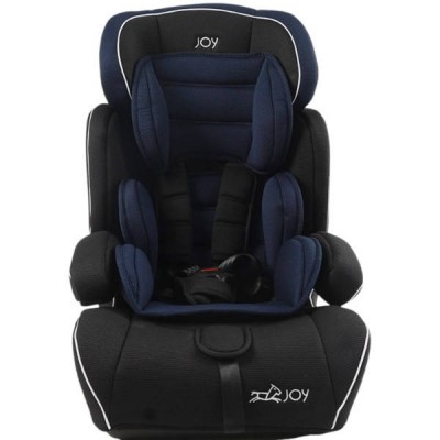 Дитяче автокрісло універсальне від 9-36кг з бустером I/II/III група JOY 6202-80 Чорне з синім