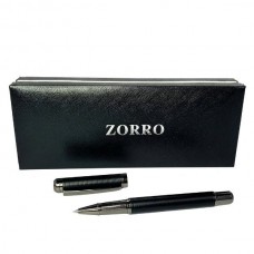 Ручка кулькова металева в подарунковому футлярі ZORRO 008 Чорна
