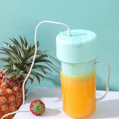 Портативний блендер Portable multifunctional cooking cup Блакитний