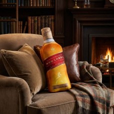 Подушка м'яка декоративна Johnnie 15947 Коричнева з червоним.