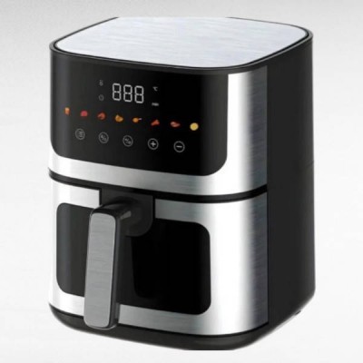 Аерофритюрниця з чашею з антипригарним покриттям 8л 4200Вт Rainberg RB-2268 Чорна