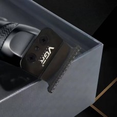Тример з 4 змінними насадками 7500RPM, 1500mAh, LED-дисплеєм VGR V-879T BLUE Чорний з синім