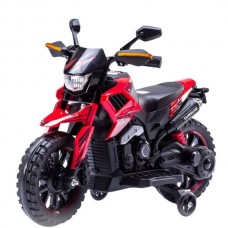 Мотоцикл дитячий акумуляторний для катання 2*6V4Ah, 35W JOY KT-60555 Чорний з червоним