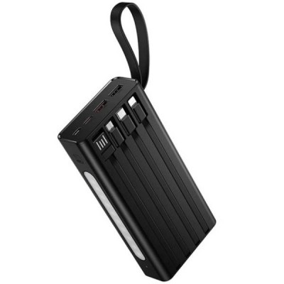 Power bank з дисплеєм Hoco 20000 mAh JA-A Чорний