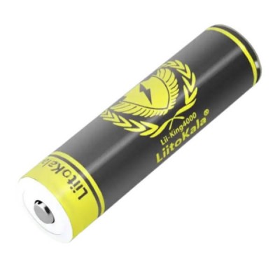 Акумулятор 18650 4000mAh LiitoKala King4000-PCB Чорний з жовтим