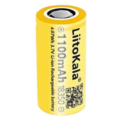 Акумулятор 18350 1100mAh LiitoKala Жовтий