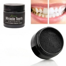 Відбілювач зубів Miracle Teeth Whitener чорна зубна паста