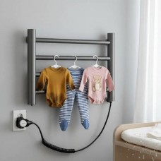 Рушник-сушитель металевий настінний 550х300х90мм 220V, 80W, 55°C GN-9401-G