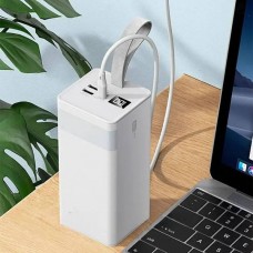 Power bank з дисплеєм 22,5W Hoco 60000MAH J89A Білий
