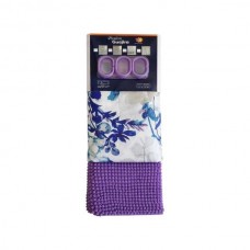 Комплект для ванної 2в1 шторка для душу 180*180см + килимок 40*60см Shower curtain W-6 Фіолетовий
