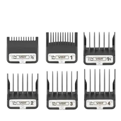 Комплект 3в1 акумуляторна машинка для стрижки + грумер + шейвер VGR V-640 Чорний із зеленим