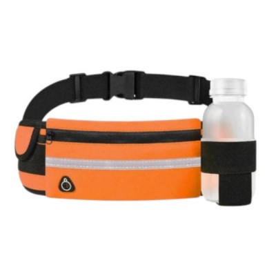 Сумка для бігу на пояс RunningBag з кишенею на помаранчеву пляшку