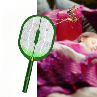 Мухобійка електрична акумуляторна 1200 мАг 5Вт USB Mosquito Swatter Зелена