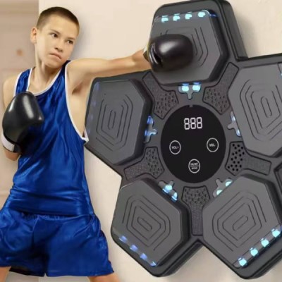 Тренажер мішень для боксу музична 33х35х5см Smart Box Bluetooth Чорний
