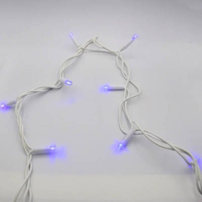 Гірлянда вулична 10м tring-Lights 100-B Білий провід, синє світло