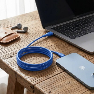 Кабель XO NB212 2.1A USB cable for Lightning Синій